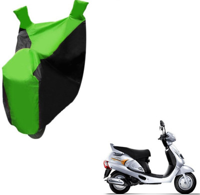 MOCKHE Two Wheeler Cover for Mahindra(Duro, Black, Green)