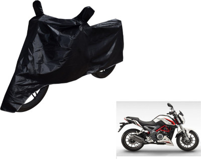 Flipkart SmartBuy Two Wheeler Cover for DSK Benelli(TNT 25, Black)