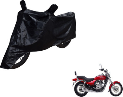 MOCKHE Two Wheeler Cover for Bajaj(Avenger 220 DTS-i, Black)