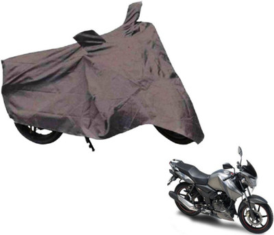 Flipkart SmartBuy Two Wheeler Cover for TVS(Apache, Grey)