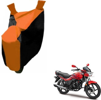 Flipkart SmartBuy Two Wheeler Cover for Hero(Passion Xpro, Black, Orange)