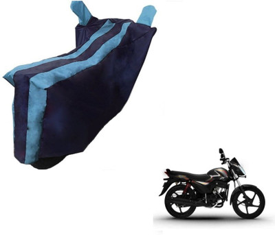 Flipkart SmartBuy Two Wheeler Cover for Mahindra(Pantero, Black, Blue)