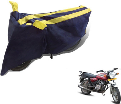 MOCKHE Two Wheeler Cover for Bajaj(Boxer, Black, Yellow)