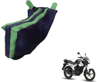 MOCKHE Two Wheeler Cover for Yamaha(SZ R, Black, Green)