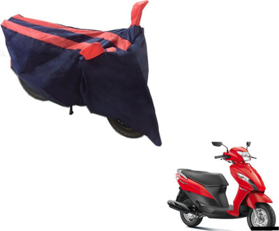 Flipkart SmartBuy Two Wheeler Cover for Suzuki(Let's, Black, Orange)