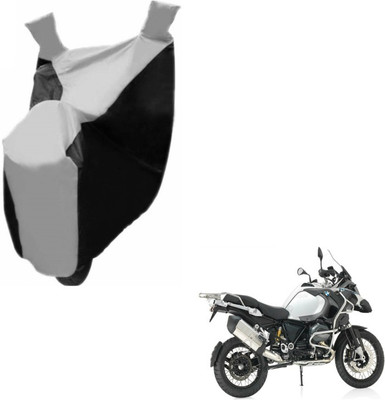 Flipkart SmartBuy Two Wheeler Cover for BMW(R 1200 GS, Black, Silver)