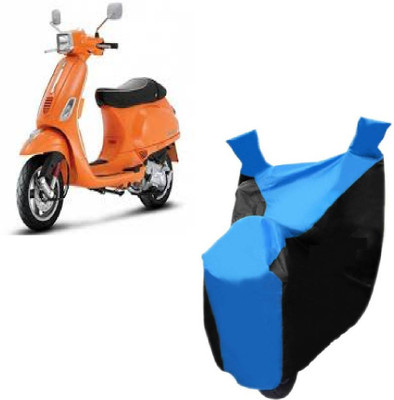 Auto Age Two Wheeler Cover for Piaggio(Vespa, Blue)