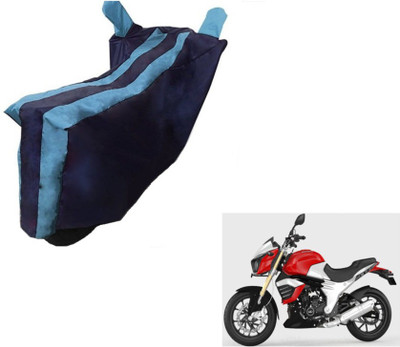 Flipkart SmartBuy Two Wheeler Cover for Mahindra(Mojo, Black, Blue)
