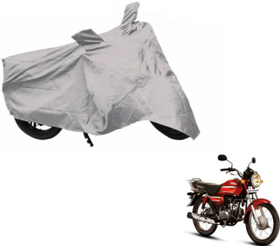 MOCKHE Two Wheeler Cover for Hero(CD Dawn, Silver)