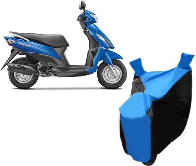 Auto Age Two Wheeler Cover for Suzuki(Let's, Blue)