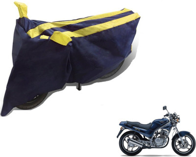 MOCKHE Two Wheeler Cover for Hyosung(Black, Yellow)