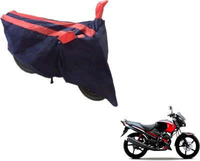 MOCKHE Two Wheeler Cover for Yamaha(Gladiator, Black, Orange)