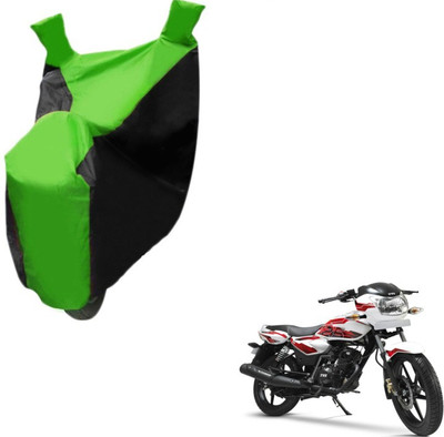 Flipkart SmartBuy Two Wheeler Cover for TVS(Phoenix 125, Black, Green)