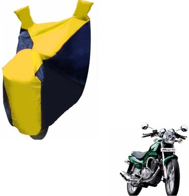 MOCKHE Two Wheeler Cover for TVS(Fiero F2, Black, Yellow)