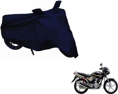 MOCKHE Two Wheeler Cover for Yamaha(Libero, Blue)