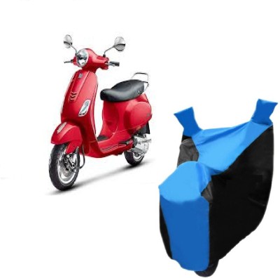 Auto Age Two Wheeler Cover for Piaggio(Vespa, Blue)