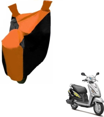 Flipkart SmartBuy Two Wheeler Cover for Suzuki(Swish, Black, Orange)