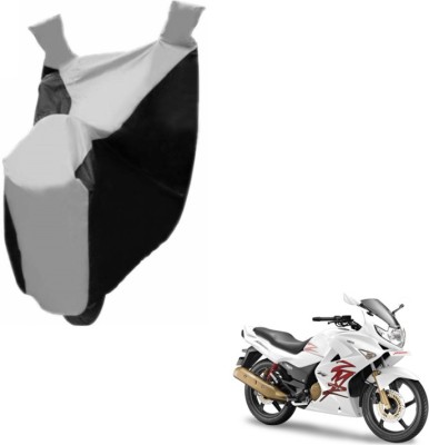 MOCKHE Two Wheeler Cover for Hero(Karizma ZMR, Black, Silver)