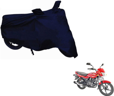 MOCKHE Two Wheeler Cover for Bajaj(Platina 100 DTS-i, Blue)