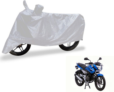 Flipkart SmartBuy Two Wheeler Cover for Bajaj(XCD 125cc, Silver)