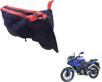 MOCKHE Two Wheeler Cover for Bajaj(Pulsar AS 150, Black, Orange)