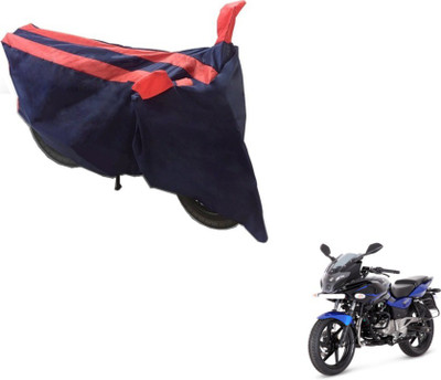 MOCKHE Two Wheeler Cover for Bajaj(Pulsar, Black, Orange)