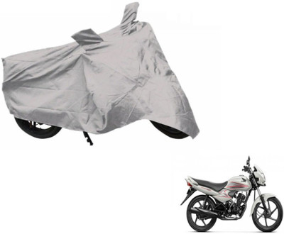 MOCKHE Two Wheeler Cover for Honda(Dream Neo, Silver)