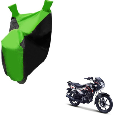 MOCKHE Two Wheeler Cover for TVS(Phoenix, Black, Green)