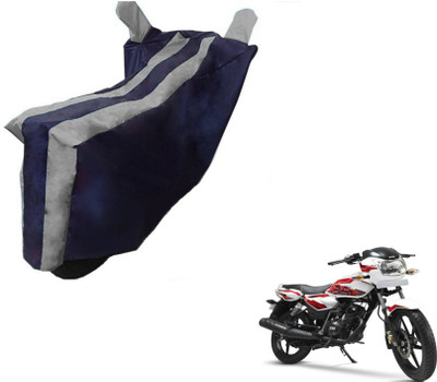 Flipkart SmartBuy Two Wheeler Cover for TVS(Phoenix 125, Black, Silver)