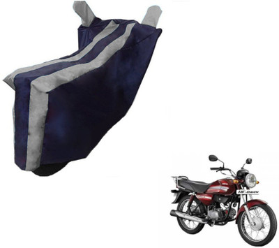 Flipkart SmartBuy Two Wheeler Cover for Hero(HF Dawn, Black, Silver)