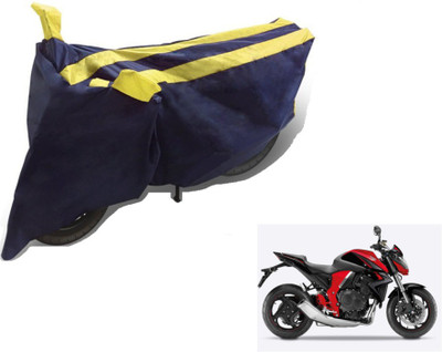 MOCKHE Two Wheeler Cover for Honda(CB 1000R, Black, Yellow)