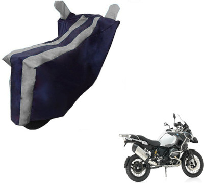Flipkart SmartBuy Two Wheeler Cover for BMW(R 1200 GS, Black, Silver)