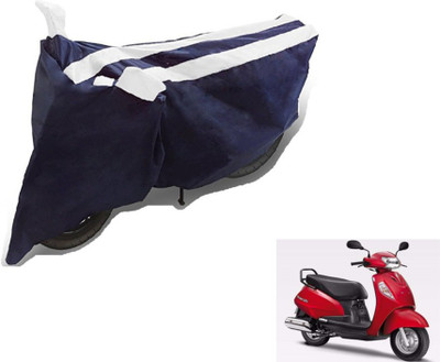 MOCKHE Two Wheeler Cover for Suzuki(Access SE, Black, White)