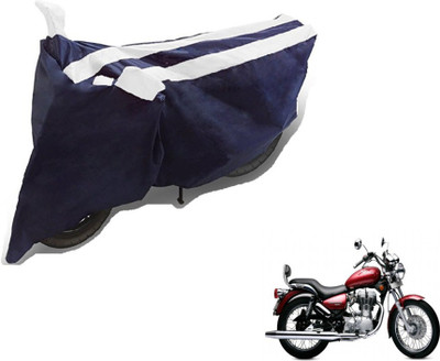 MOCKHE Two Wheeler Cover for Royal Enfield(Twin spark, Black, White)