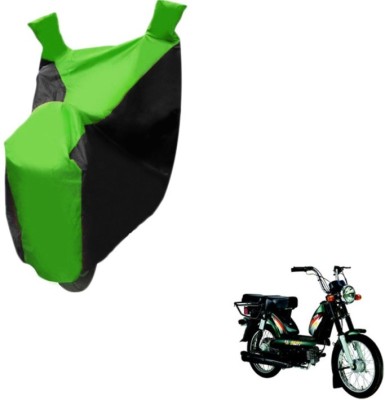 MOCKHE Two Wheeler Cover for TVS(Black, Green)