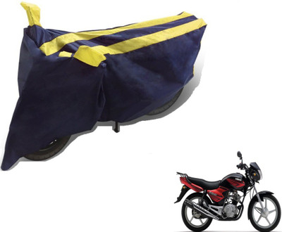 MOCKHE Two Wheeler Cover for Yamaha(YBR 125, Black, Yellow)