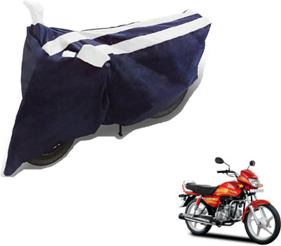 Flipkart SmartBuy Two Wheeler Cover for Hero(CD deluxe, Black, White)