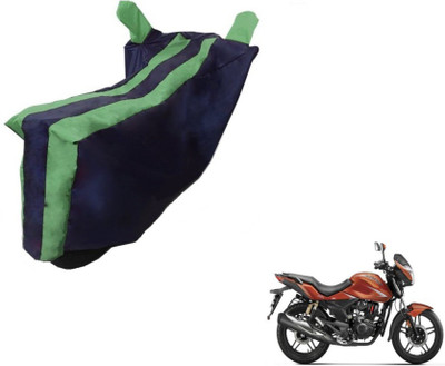 MOCKHE Two Wheeler Cover for Hero(CBZ Extreme, Black, Green)