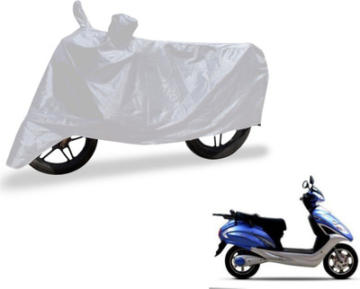 MOCKHE Two Wheeler Cover for Lohia(Fame, Silver)