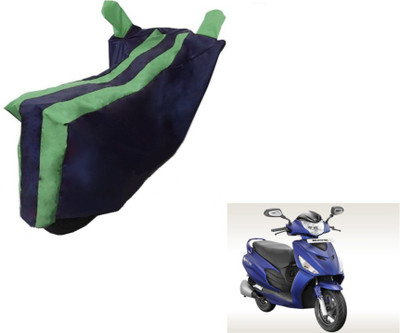 MOCKHE Two Wheeler Cover for Hero(Maestro Edge, Black, Green)