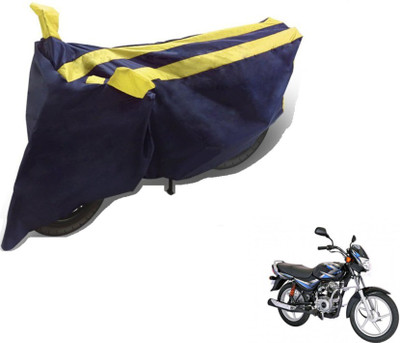 MOCKHE Two Wheeler Cover for Bajaj(CT100, Black, Yellow)