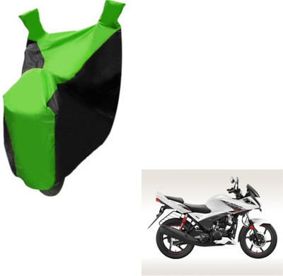 Flipkart SmartBuy Two Wheeler Cover for Hero(Ignitor, Black, Green)