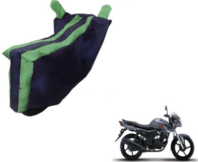 MOCKHE Two Wheeler Cover for Yamaha(SZ-S, Black, Green)