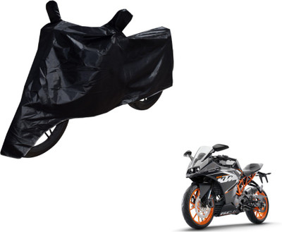 Flipkart SmartBuy Two Wheeler Cover for KTM(RC 390, Black)