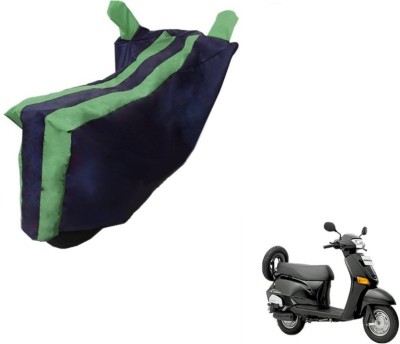 MOCKHE Two Wheeler Cover for Honda(Black, Green)