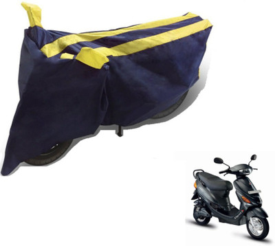 MOCKHE Two Wheeler Cover for Hero(E Sprint, Black, Yellow)
