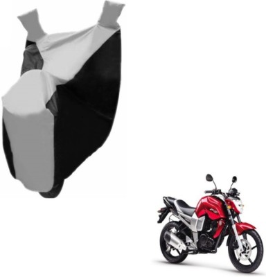 Flipkart SmartBuy Two Wheeler Cover for Yamaha(FZ, Black, Silver)