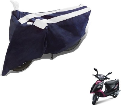 Flipkart SmartBuy Two Wheeler Cover for TVS(Scooty Streak, Black, White)