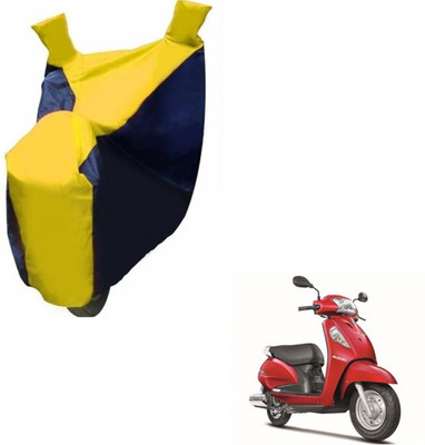MOCKHE Two Wheeler Cover for Suzuki(Access SE, Black, Yellow)