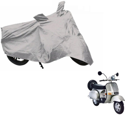 MOCKHE Two Wheeler Cover for Bajaj(Silver)